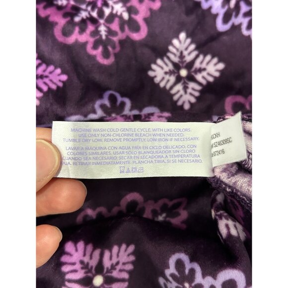 Secret Treasures NWT Plum Purple Floral Pajama Set Button Up Top SZ 3XL - Picture 11 of 15